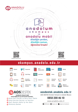 Anadolu University Publication No: 3711 Open Education Faculty Publication No: 2530