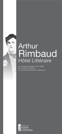 Arthur Rimbaud Hôtel Littéraire
