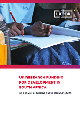 Uk Research Funding for Development in South Africa