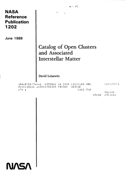 Catalog of Open Clusters and Associated Interstellar Matter