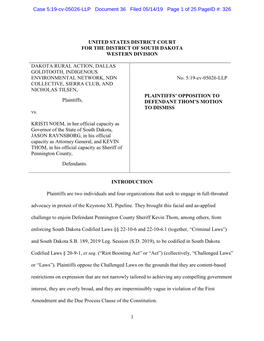 Pdfopposition to Thom's Motion to Dismiss