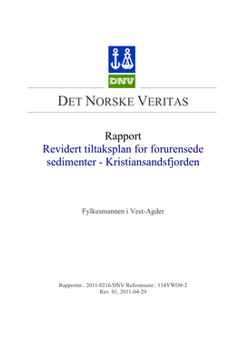 Revidert Tiltaksplan for Kristiansandsfjorden