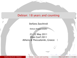 Debian: 18 Years and Counting