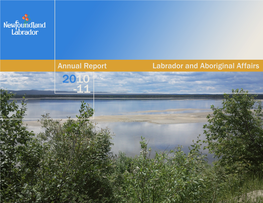 Labrador and Aboriginal Affairs Annual Report 2010-11Opens In