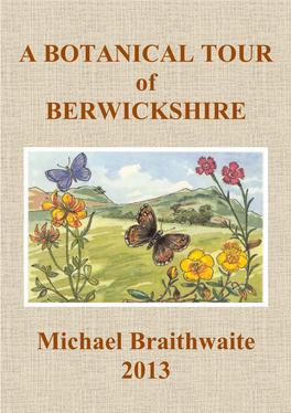 A BOTANICAL TOUR of BERWICKSHIRE