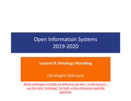 Ontology Matching