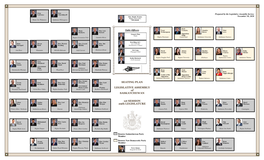 SEATING PLAN LEGISLATIVE ASSEMBLY of SASKATCHEWAN