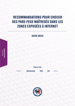 Recommandations Pour Choisir Des Pare-Feux Maîtrisés Dans Les Zones Exposées À Internet