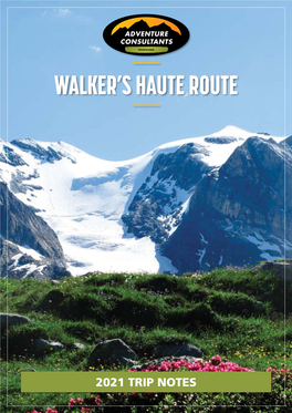 Walker's Haute Route