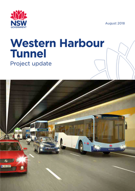 Western Harbour Tunnel Project Update August 2018