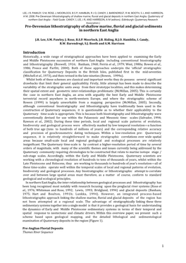 Pre-Devensian Lithostratigraphy of Shallow Marine, Fluvial and Glacial Deposits in Northern East Anglia