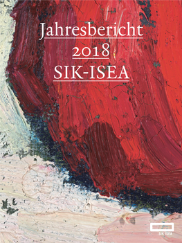 Jahresbericht 2018 SIK-ISEA