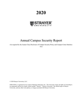 2020 Annual Campus Security Report