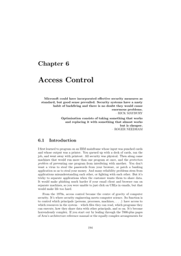 Access Control