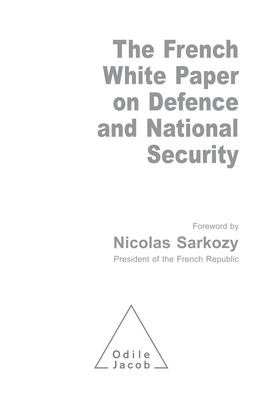 France: the French White Paper on Defence and National Security