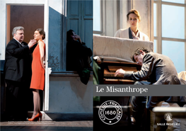 Programme Le Misanthrope 13/14