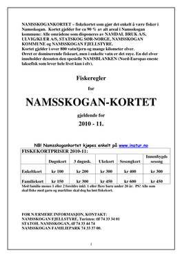 Namsskogan-Kortet