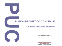 Piano Urbanistico Comunale