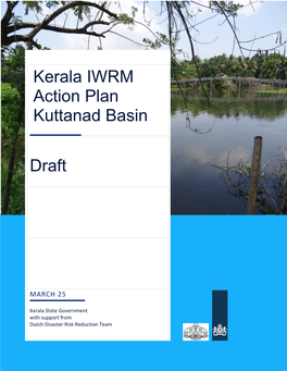 Draft Kerala IWRM Action Plan Kuttanad Basin