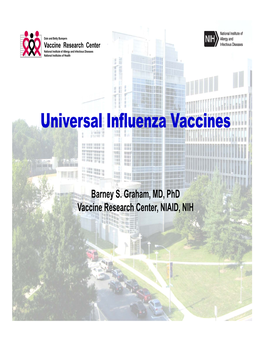 Universal Influenza Vaccines