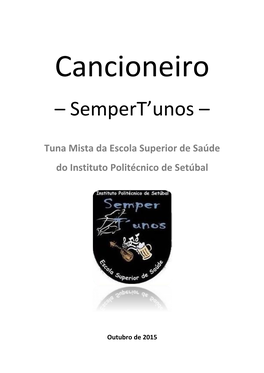 Cancioneiro – Sempert’Unos –