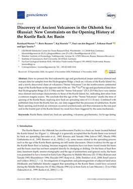 New Constraints on the Opening History of the Kurile Back Arc Basin