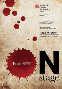 Frankenstein to NCPA’S Stages