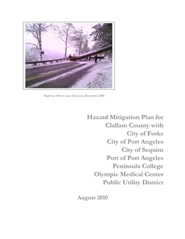 Hazard Mitigation Plan for Clallam County with City of Forks City Of