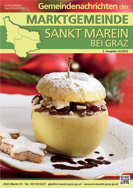 Weihnachtsausgabe 2. Ausgabe 12/2015