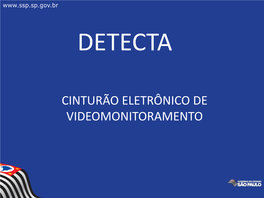 Cinturão Eletrônico Do Detecta