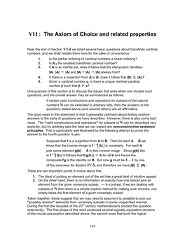 The Axiom of Choice and Related Properties