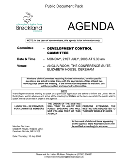 Agenda Reports Pack PDF 2 MB