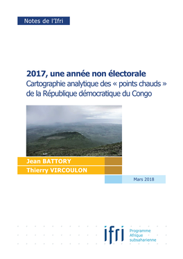 De La République Démocratique Du Congo