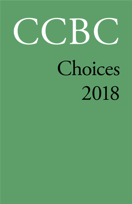 CCBC Choices 2018 Booklet