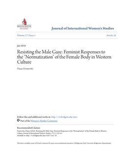 Resisting the Male Gaze: Feminist Responses to the 