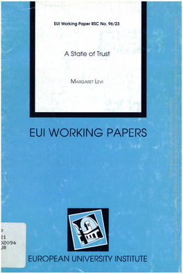 © the Author(S). European University Institute. Digitised Version Produced by the EUI Library in 2020