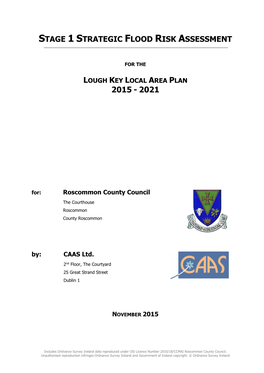 Stage 1 Strategic Flood Risk Assessment