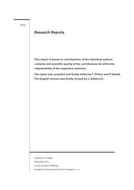 Research Reports