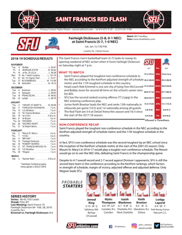 MBB Game Notes