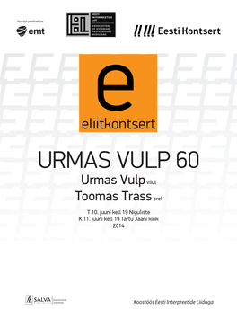 URMAS VULP 60 Urmas Vulp Viiul