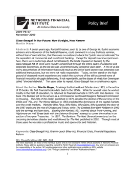 Policy Brief