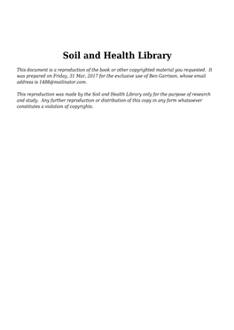 Soil and Health Library