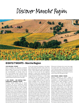 Discover Marche Region