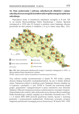 16. Stan Zachowania I Ochrona Zabytkowych Obiektów I Miejsc Sakralnych Oraz Uwagi Do Kształtowania Współczesnego Krajobrazu