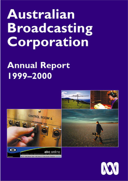 1999-2000 Annual Report