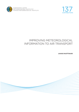 Improving Meteorological Information to Air Transport