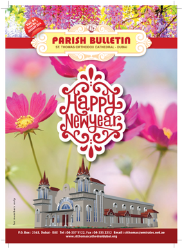 Parish Bulletin January 2016