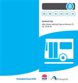 Download the New Gosford City Timetable