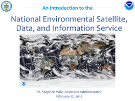 National Environmental Satellite, Data, and Information Service