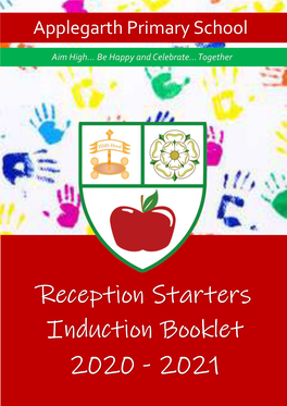 Reception Starters Induction Booklet 2020